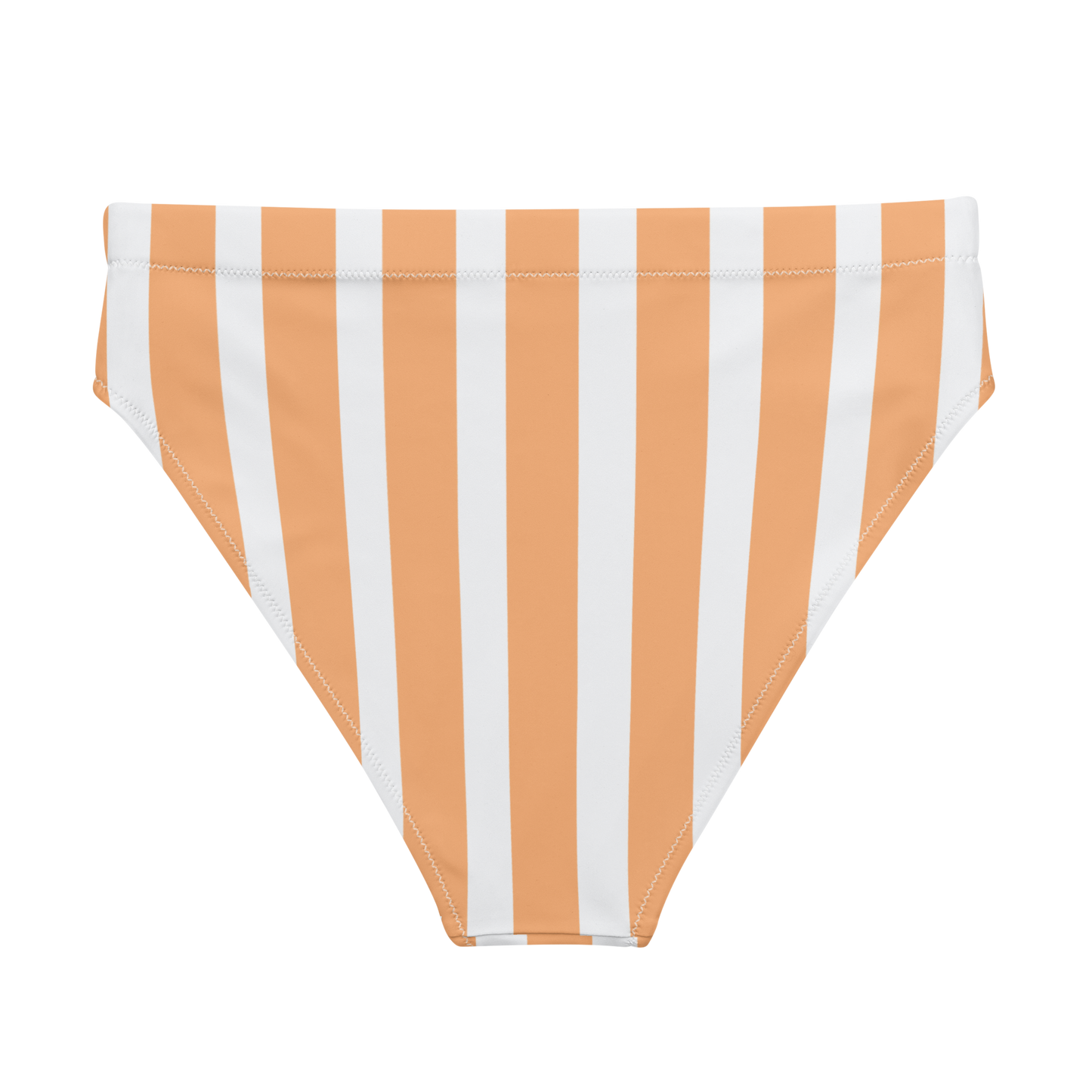 Creamsicle Lines Recycled High-Waisted Bikini Bottom