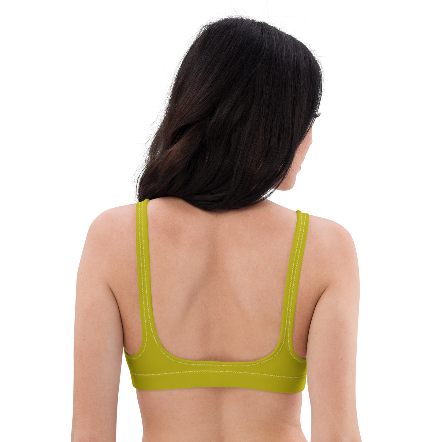 Dijon Mustard Recycled Padded Bikini Top