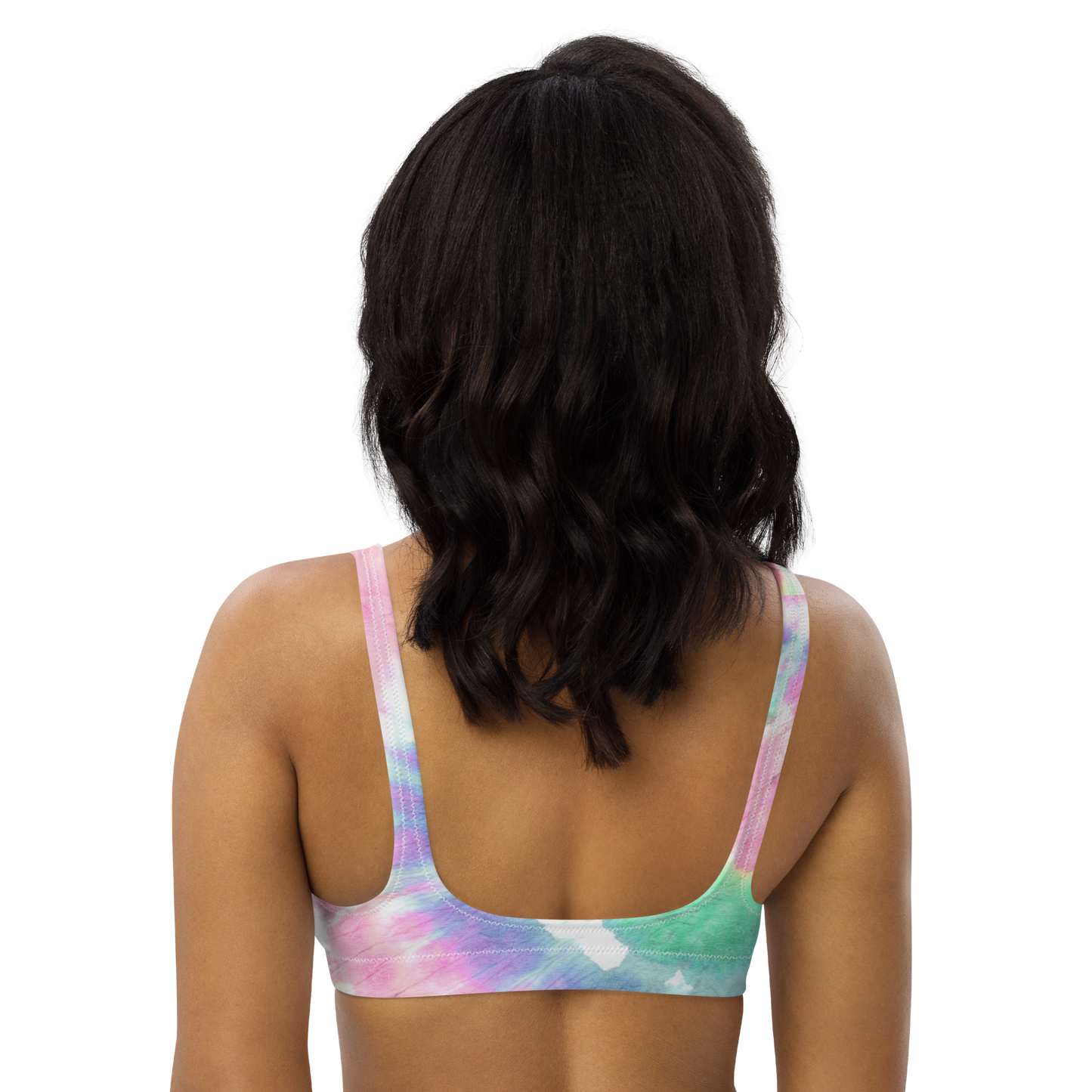 Tie-dye v1 Recycled Padded Bikini Top