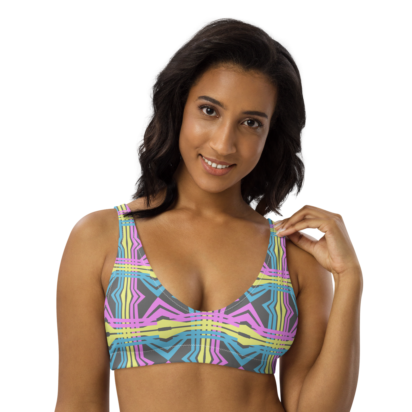 Line Weaves Recycled Padded Bikini Top