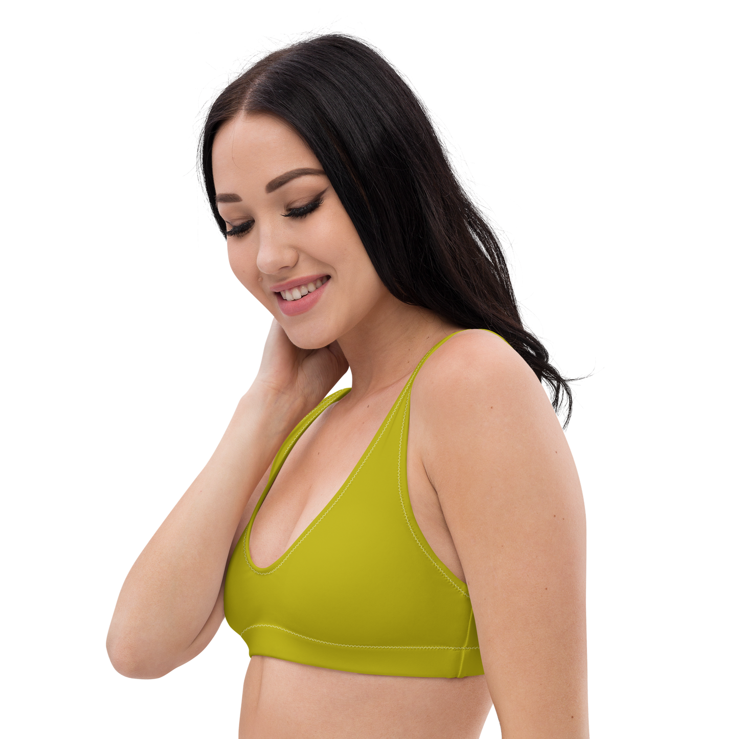 Dijon Mustard Recycled Padded Bikini Top