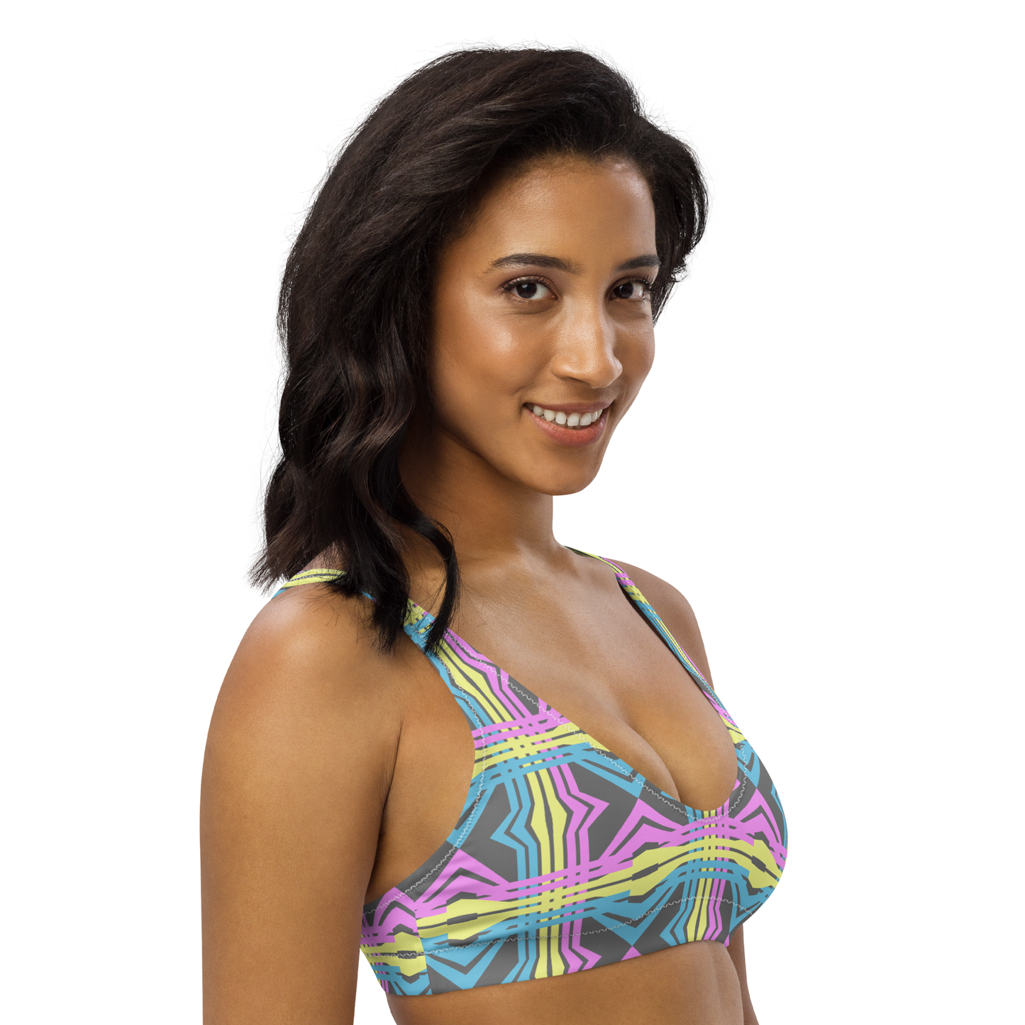 Line Weaves Recycled Padded Bikini Top