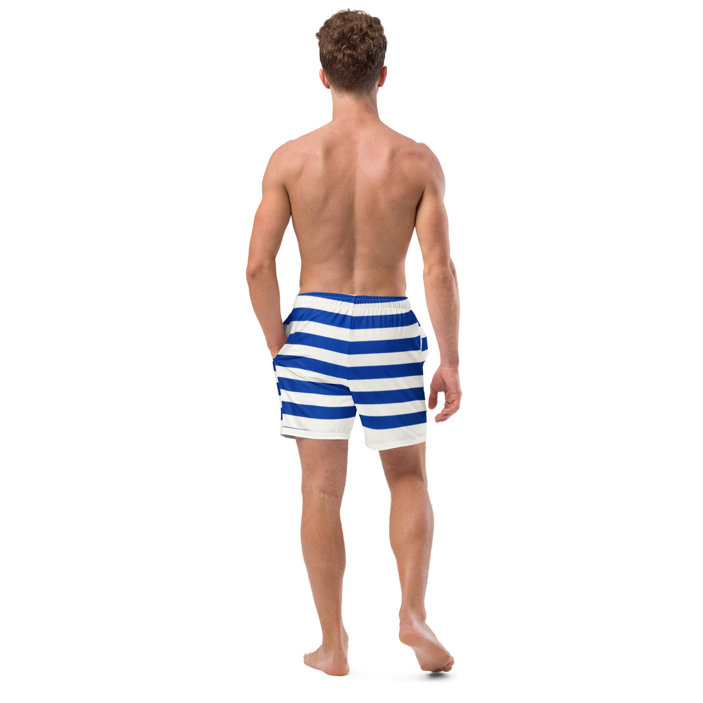 Nautical Stripes Swim Trunks