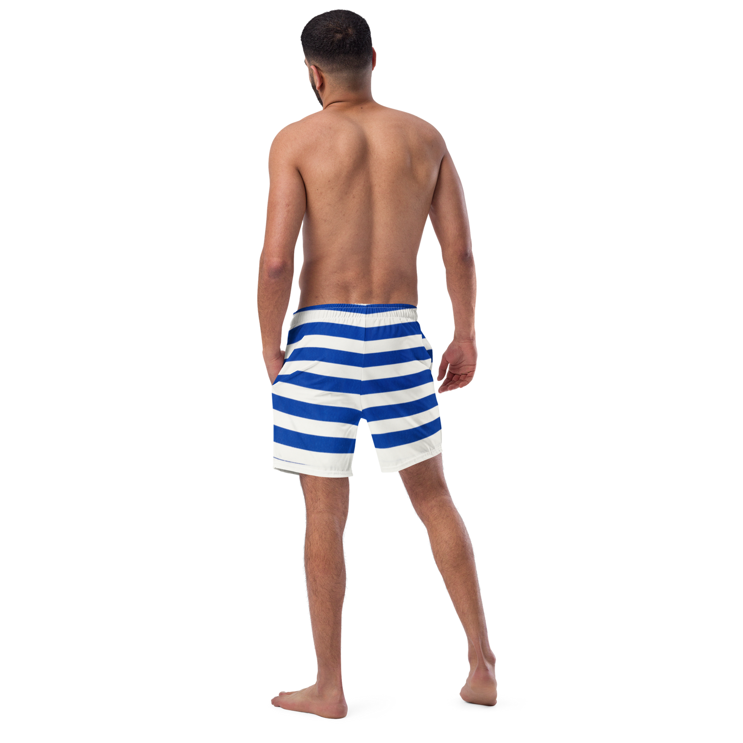 Nautical Stripes Swim Trunks