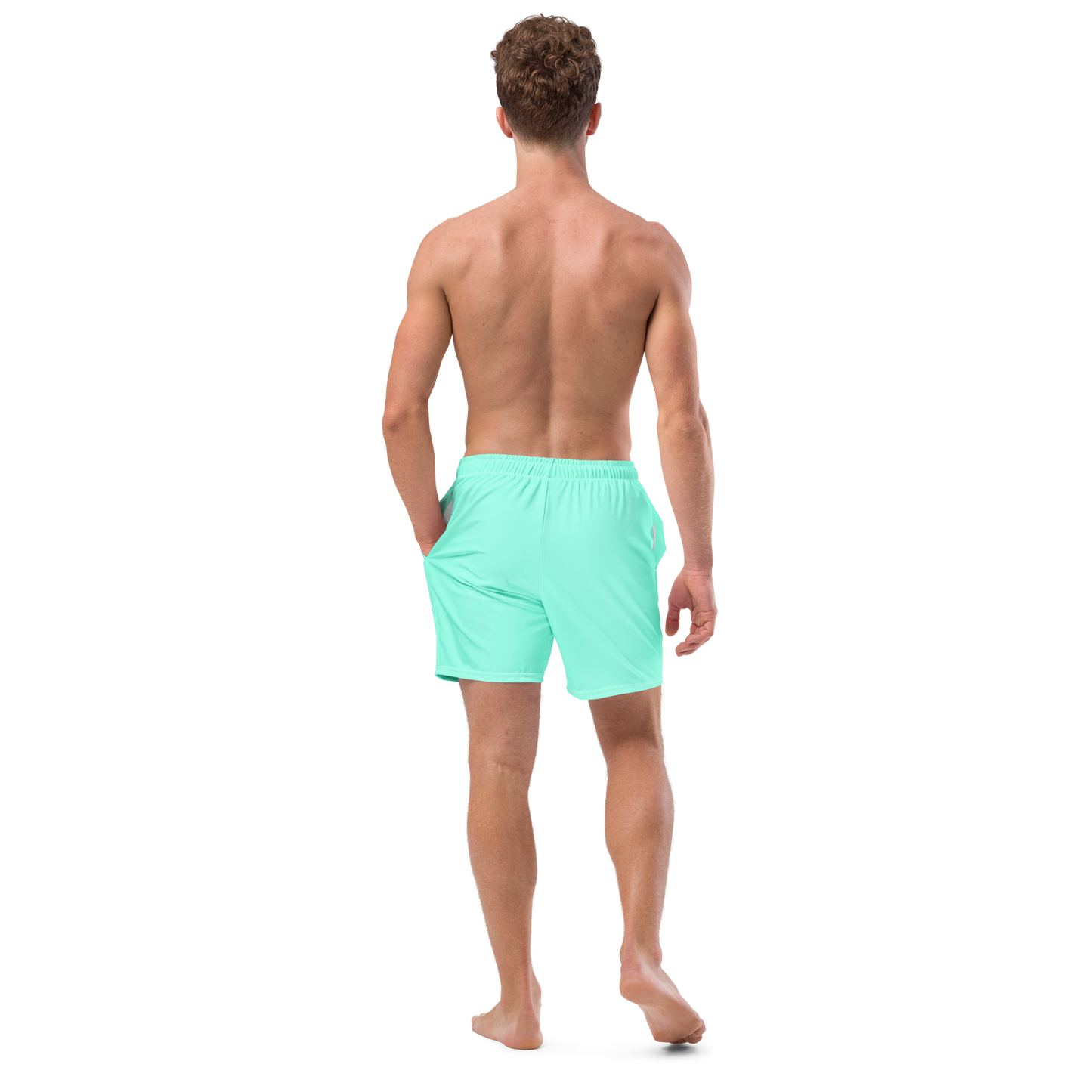 Minty Swim Trunks