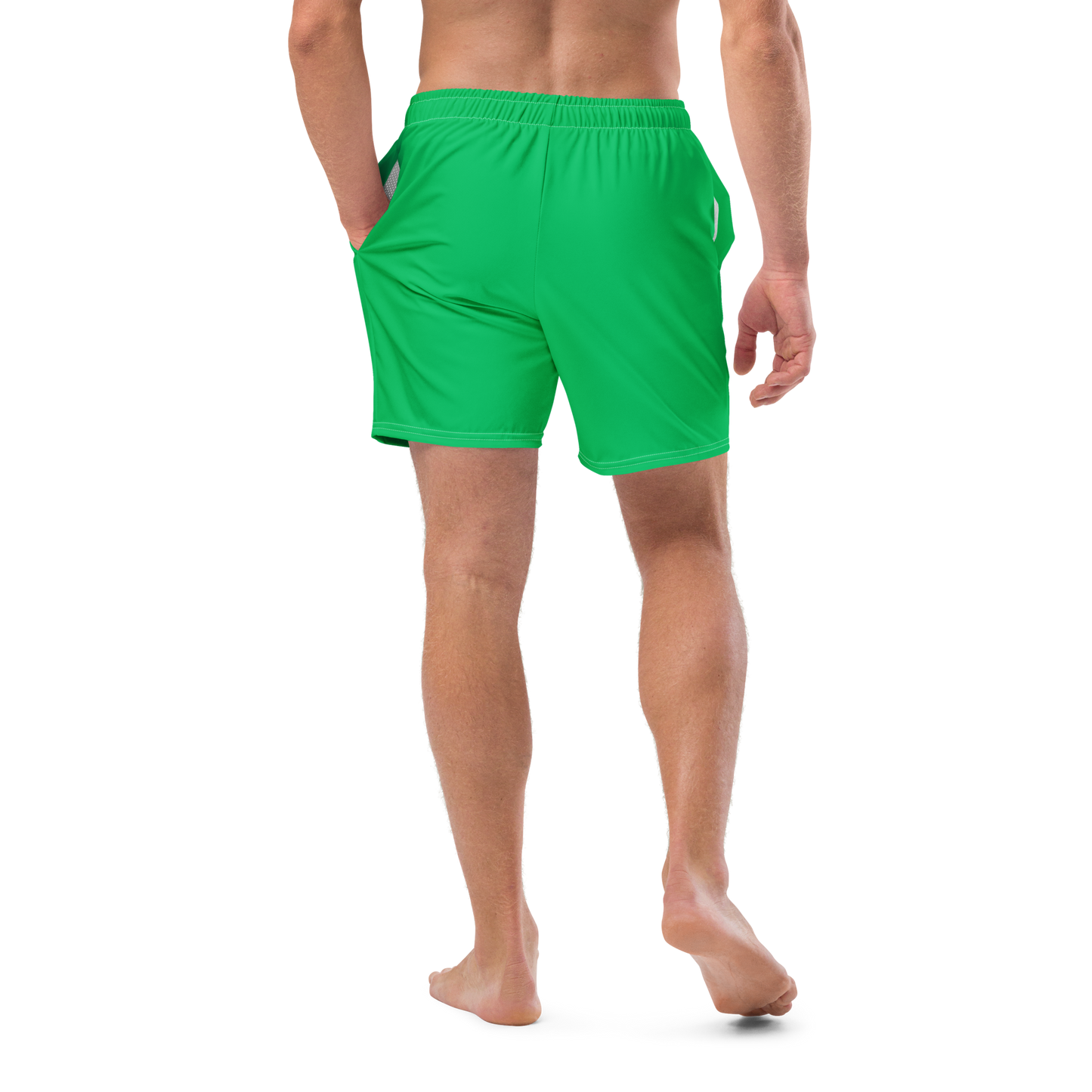 Coral Green Swim Trunks