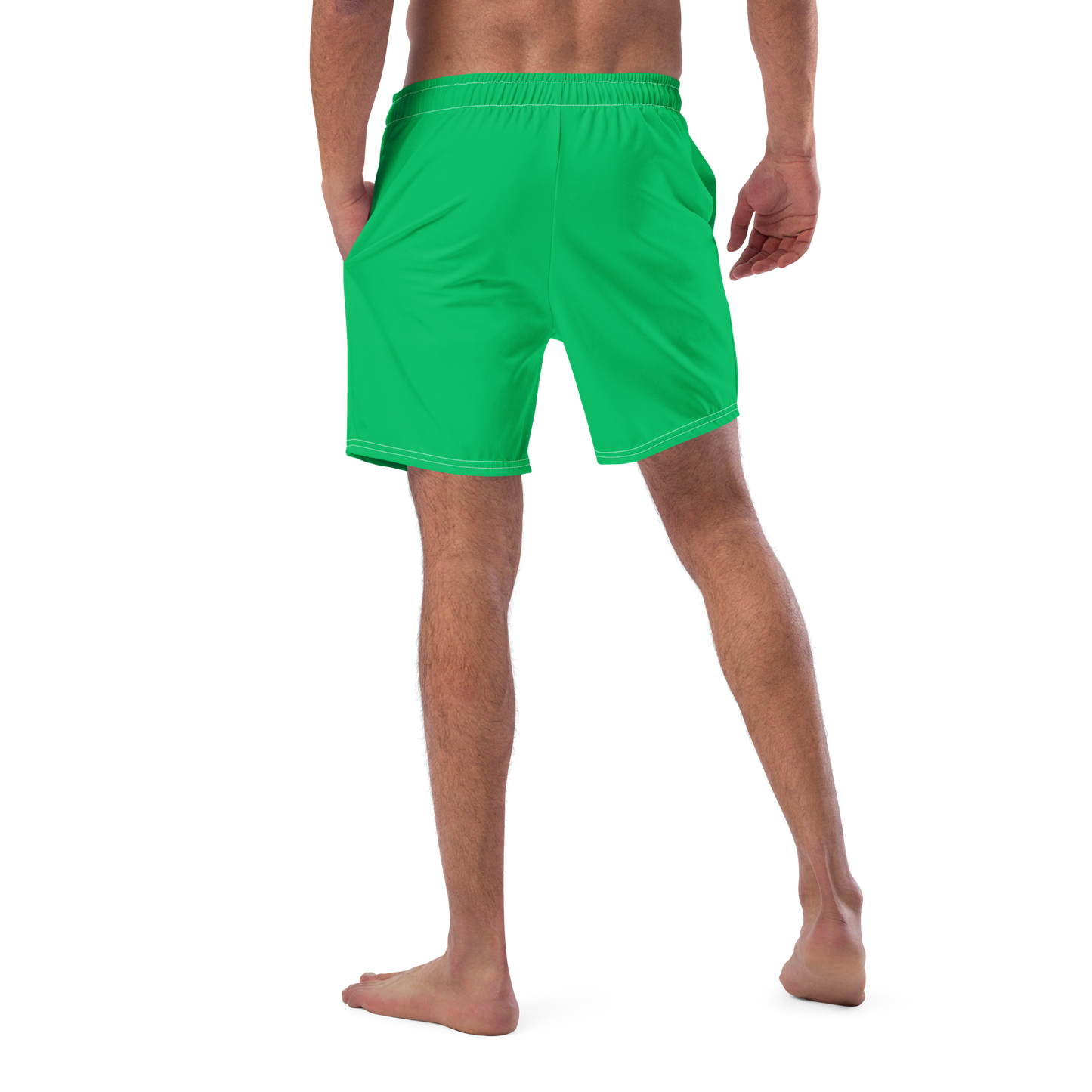 Coral Green Swim Trunks