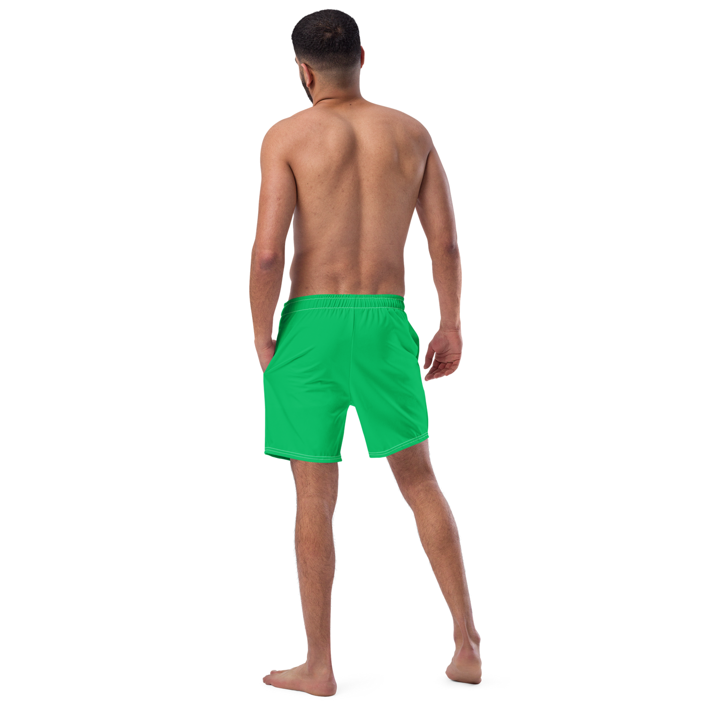 Coral Green Swim Trunks