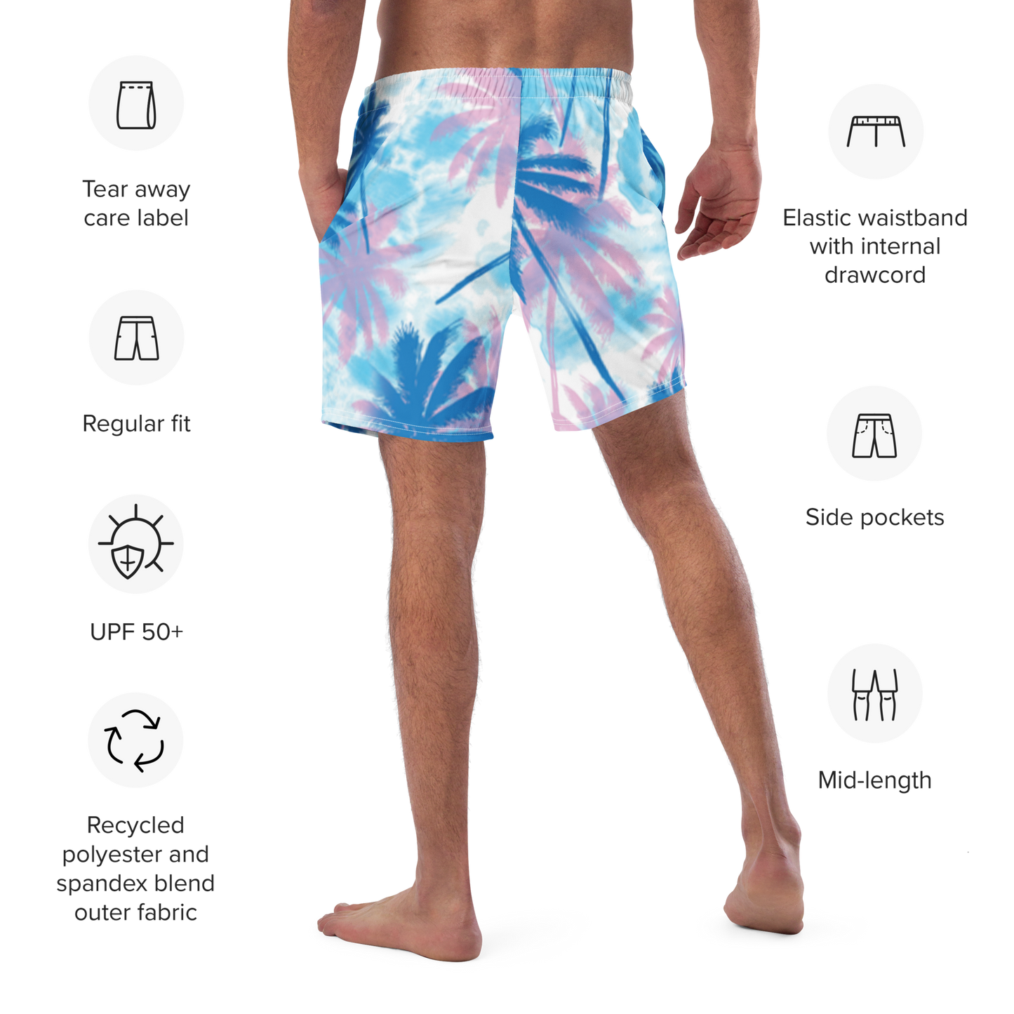 Soothing Palms Swim Trunks