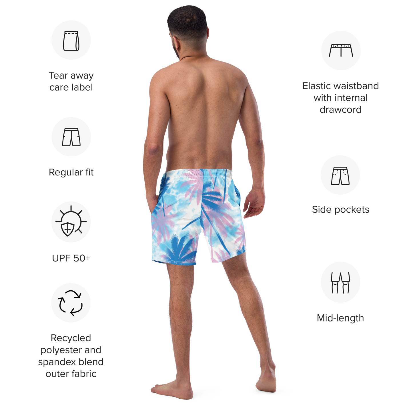 Soothing Palms Swim Trunks