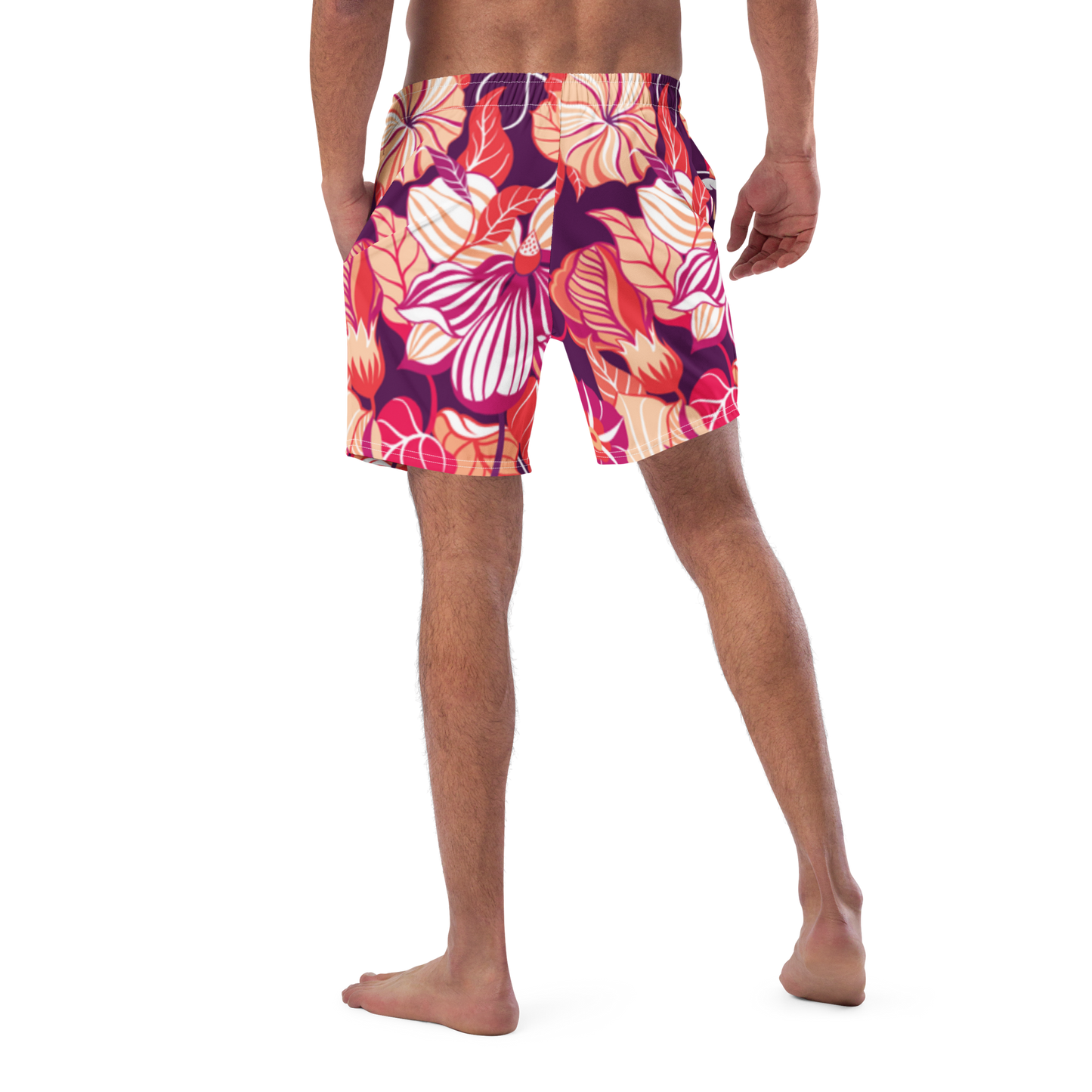 Wildflowers Print Swim Trunks