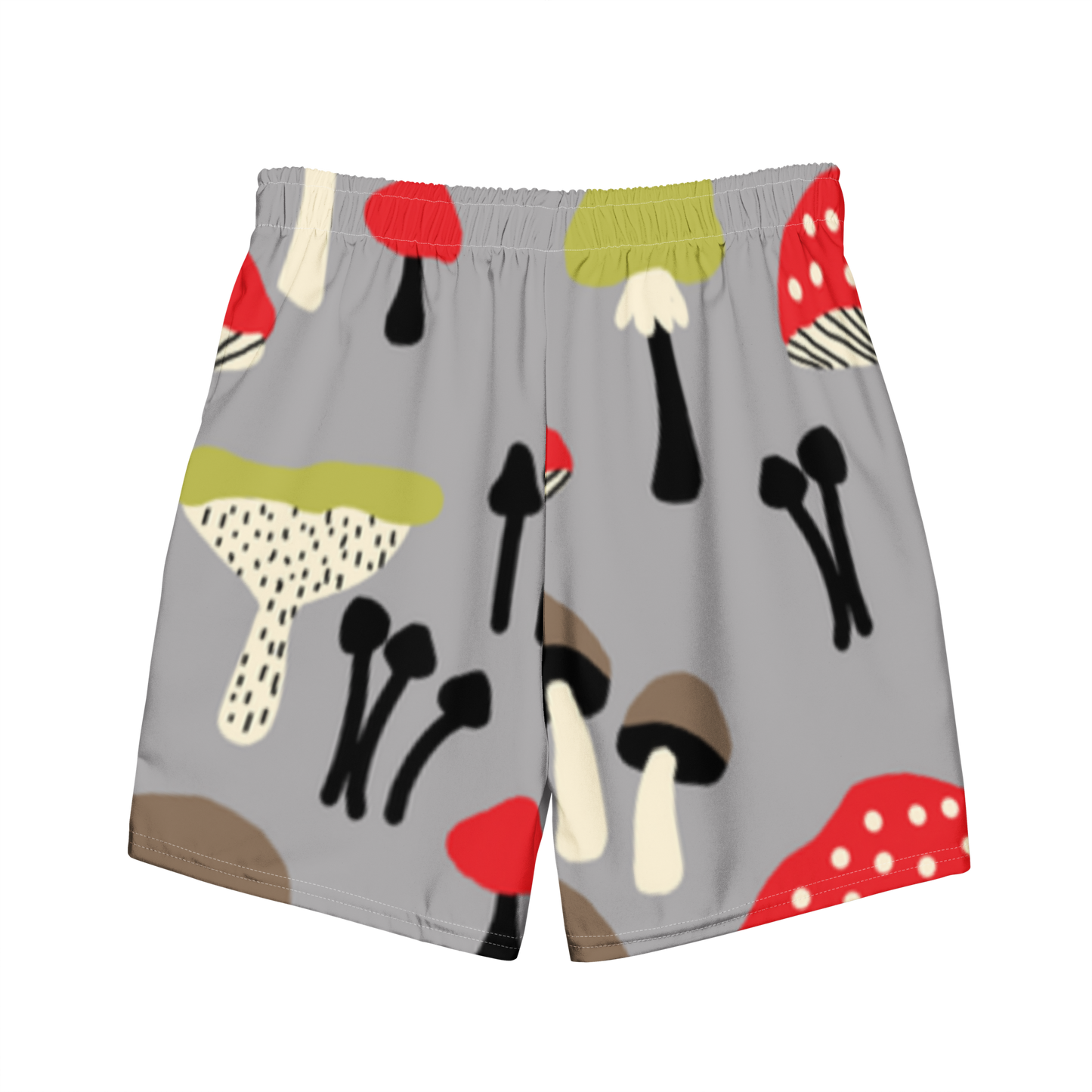 Mushrooms Pattern Swim Trunks