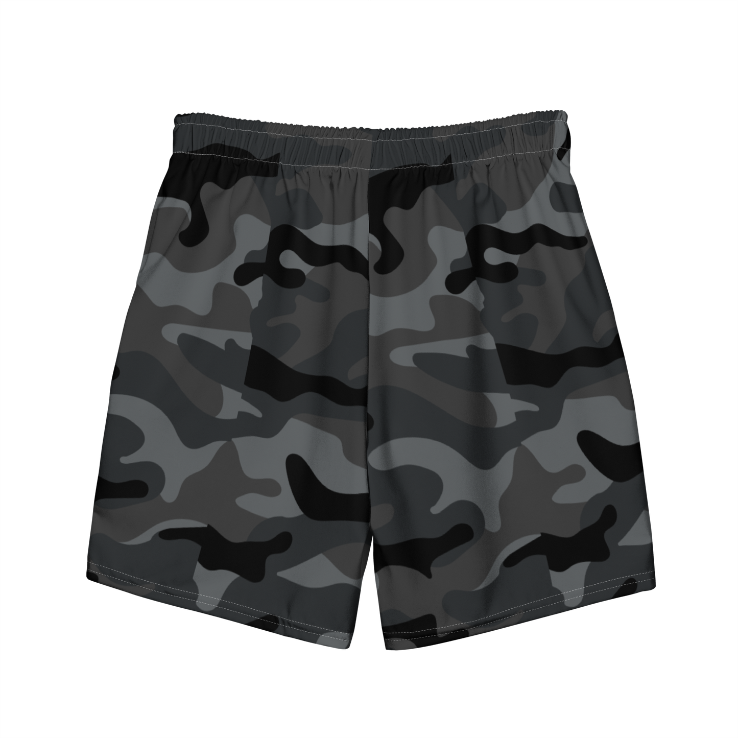 Black Camo Swim Trunks