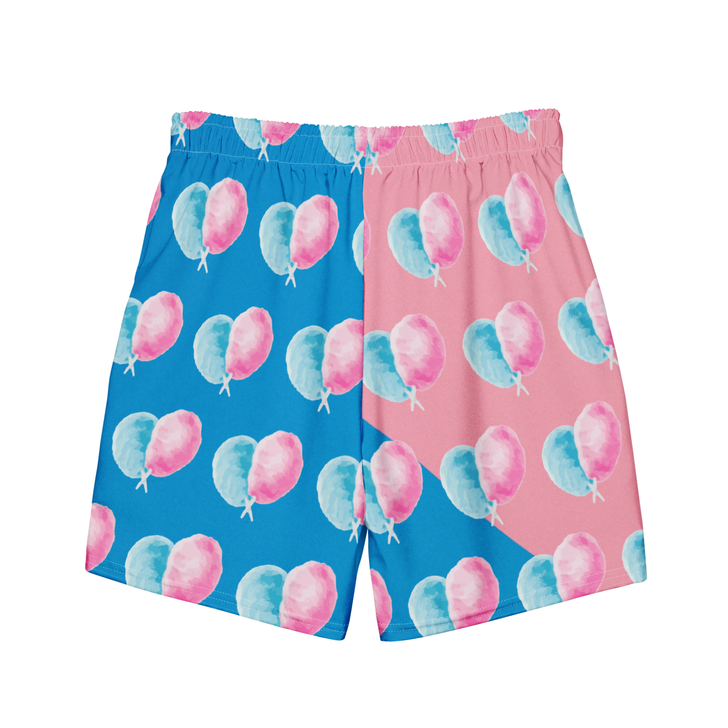 Cotton Candy King Pattern Swim Trunks