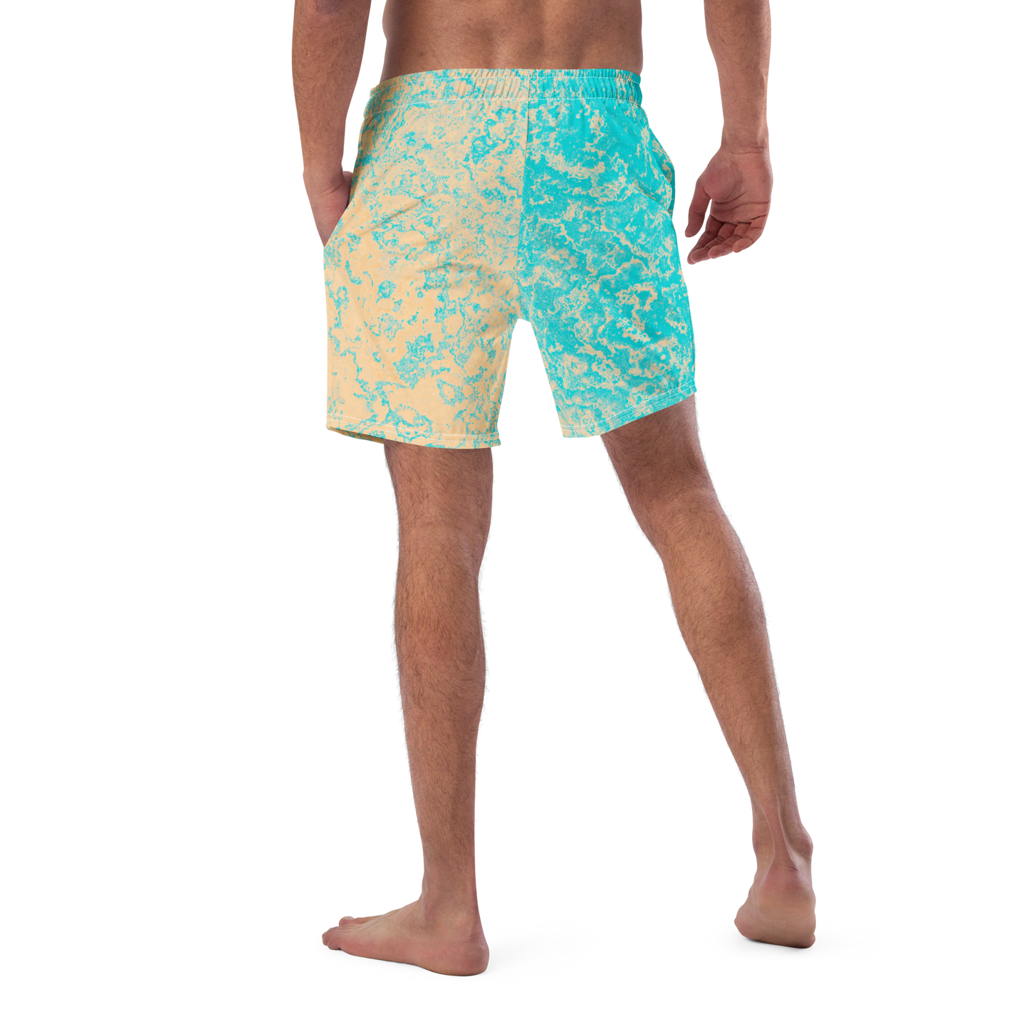 Seasalt & Vinegar Splash Pattern Swim Trunks