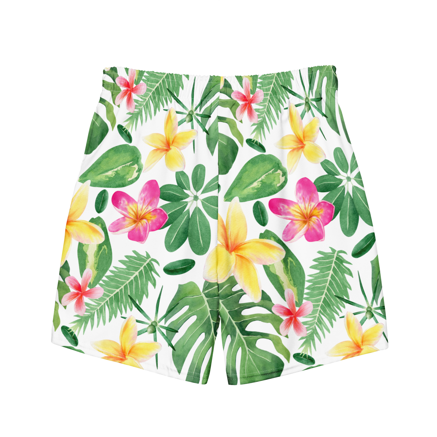 Tropical Plants Pattern Swim Trunks