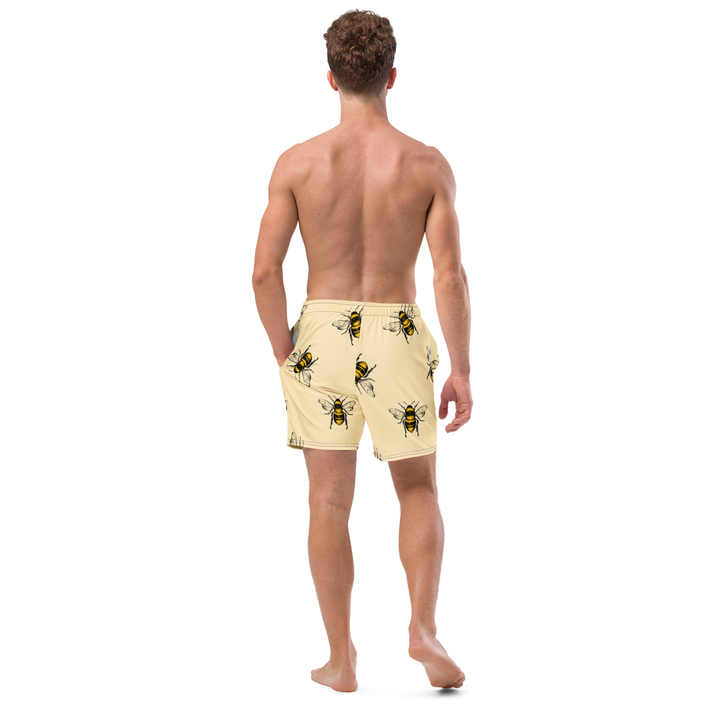 Maillot de bain à imprimé abeilles aquatiques