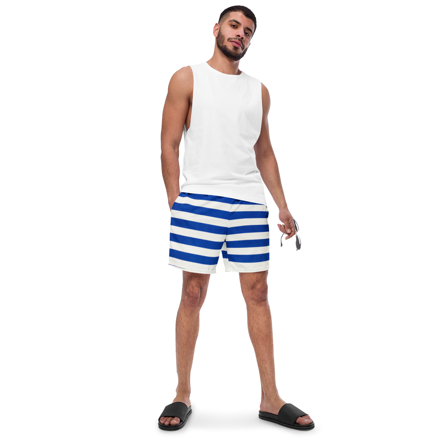 Nautical Stripes Swim Trunks