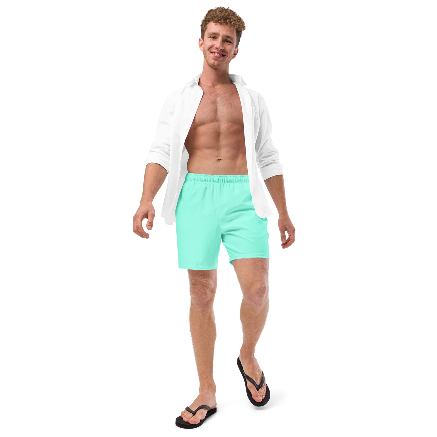 Minty Swim Trunks