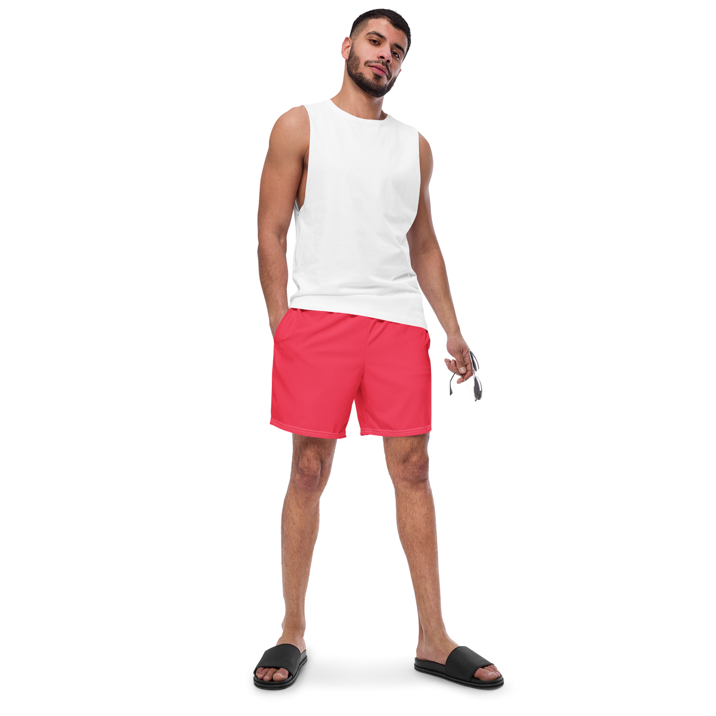 Cherry Popsicle Swim Trunks