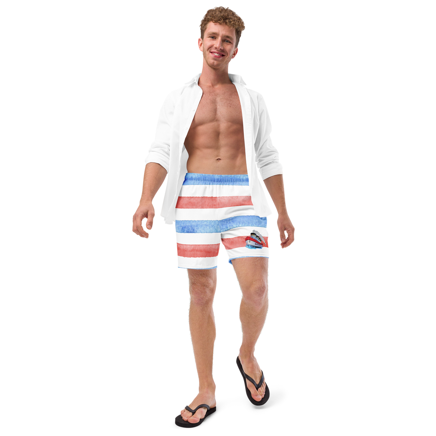 Tug Boat Swim Trunks