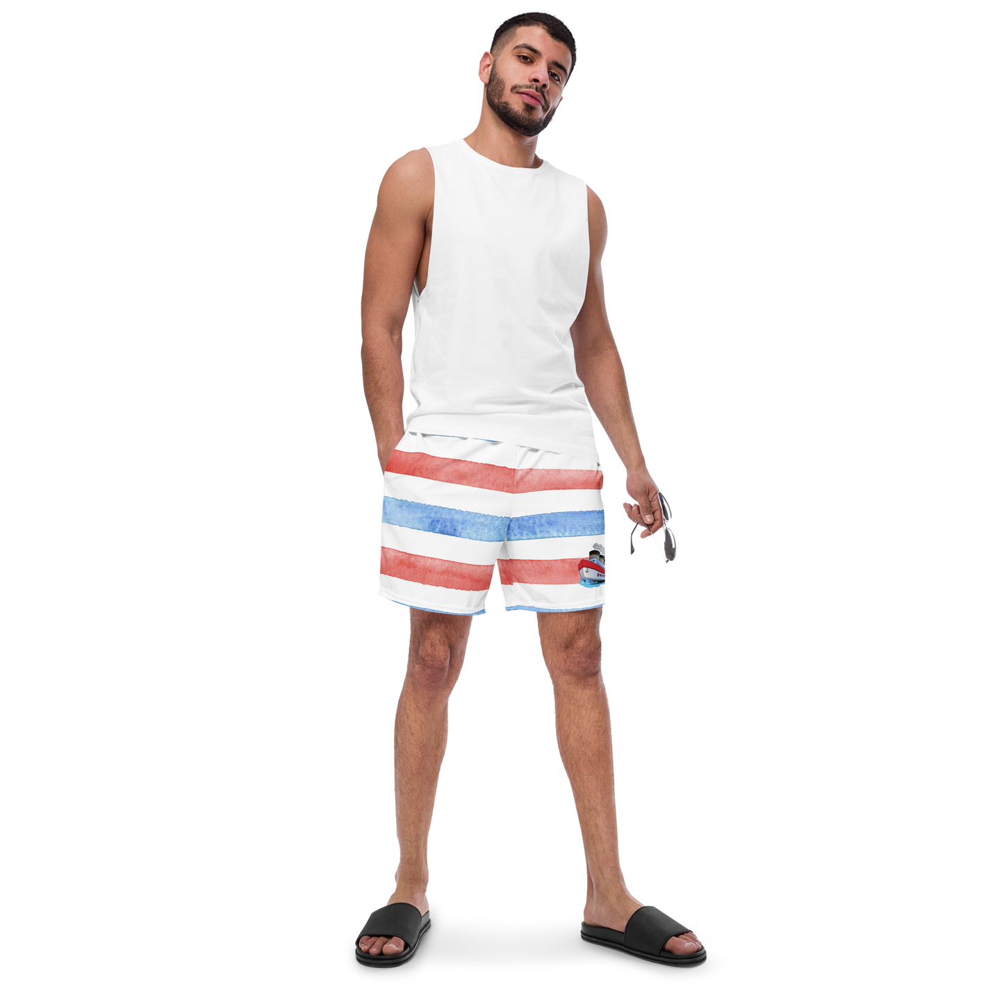 Tug Boat Swim Trunks