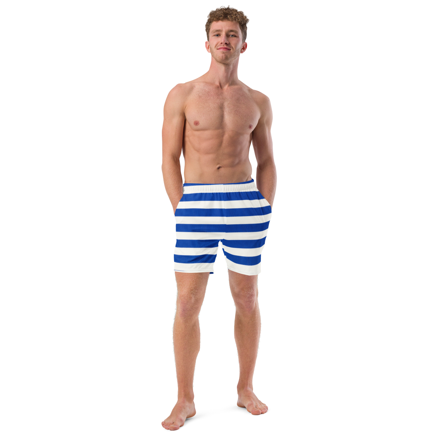 Nautical Stripes Swim Trunks