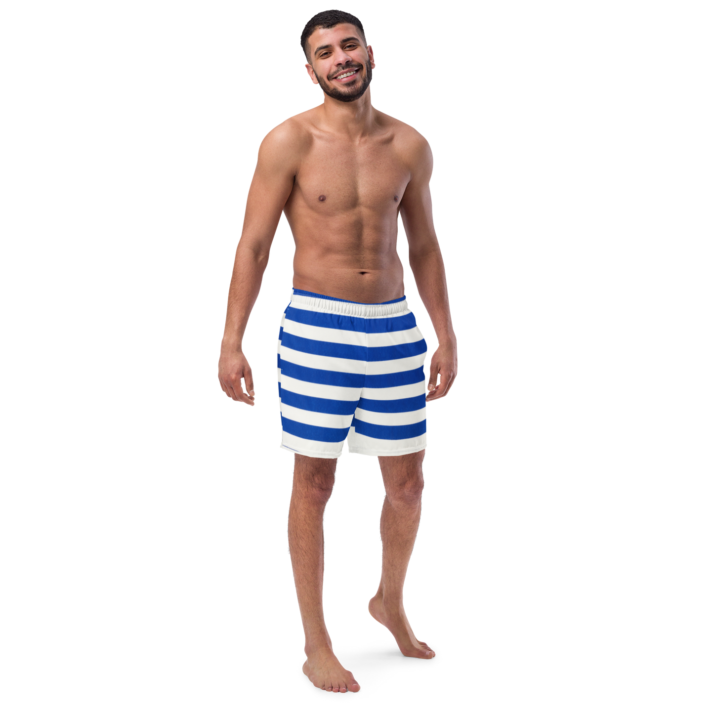 Nautical Stripes Swim Trunks