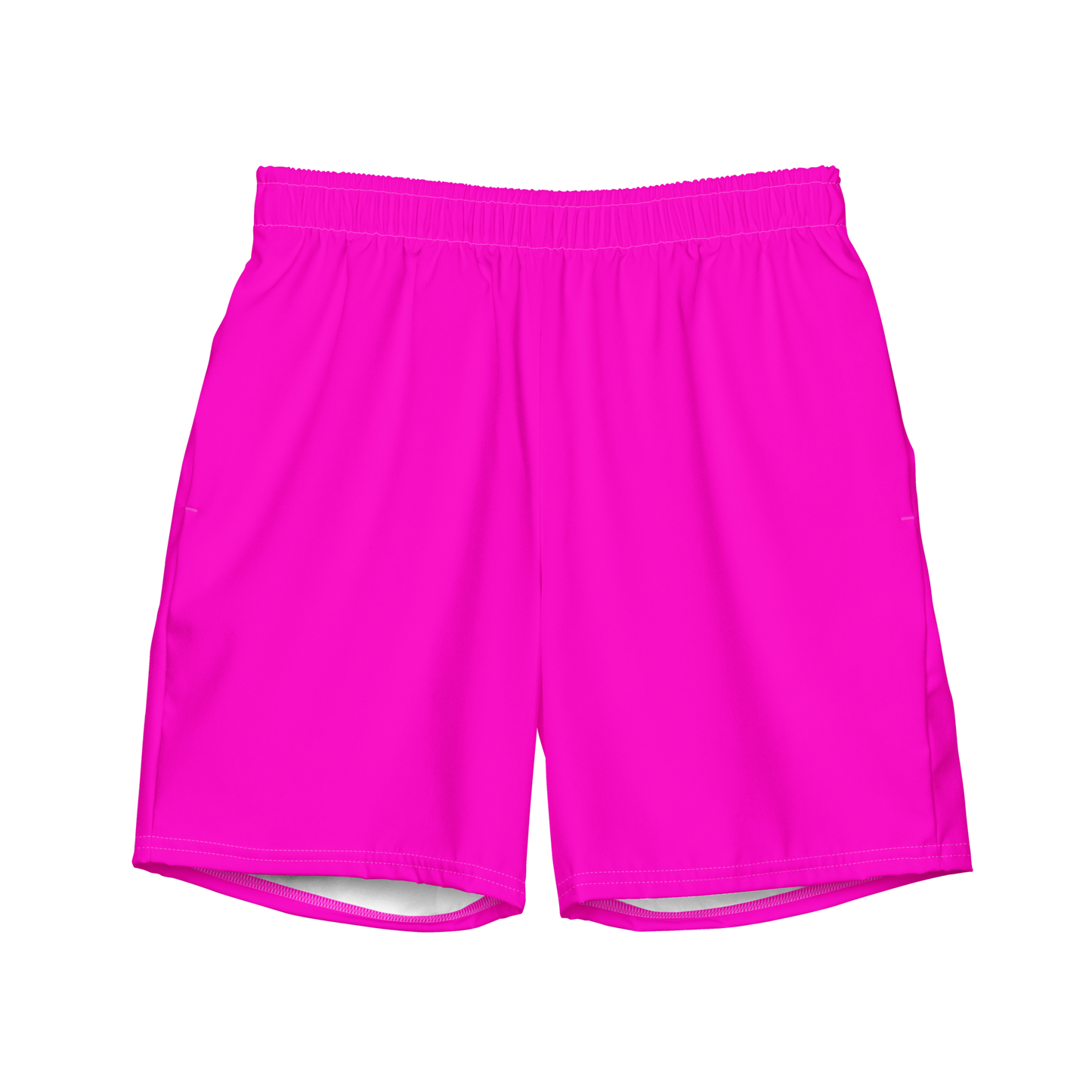 Neon Pink Swim Trunks