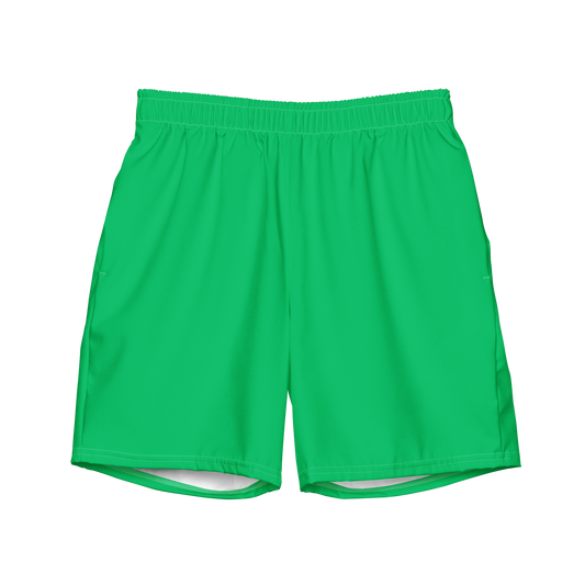 Coral Green Swim Trunks