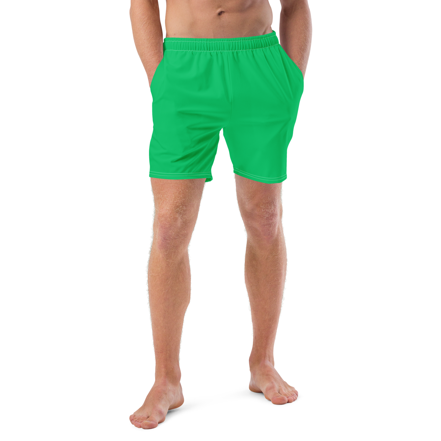 Coral Green Swim Trunks