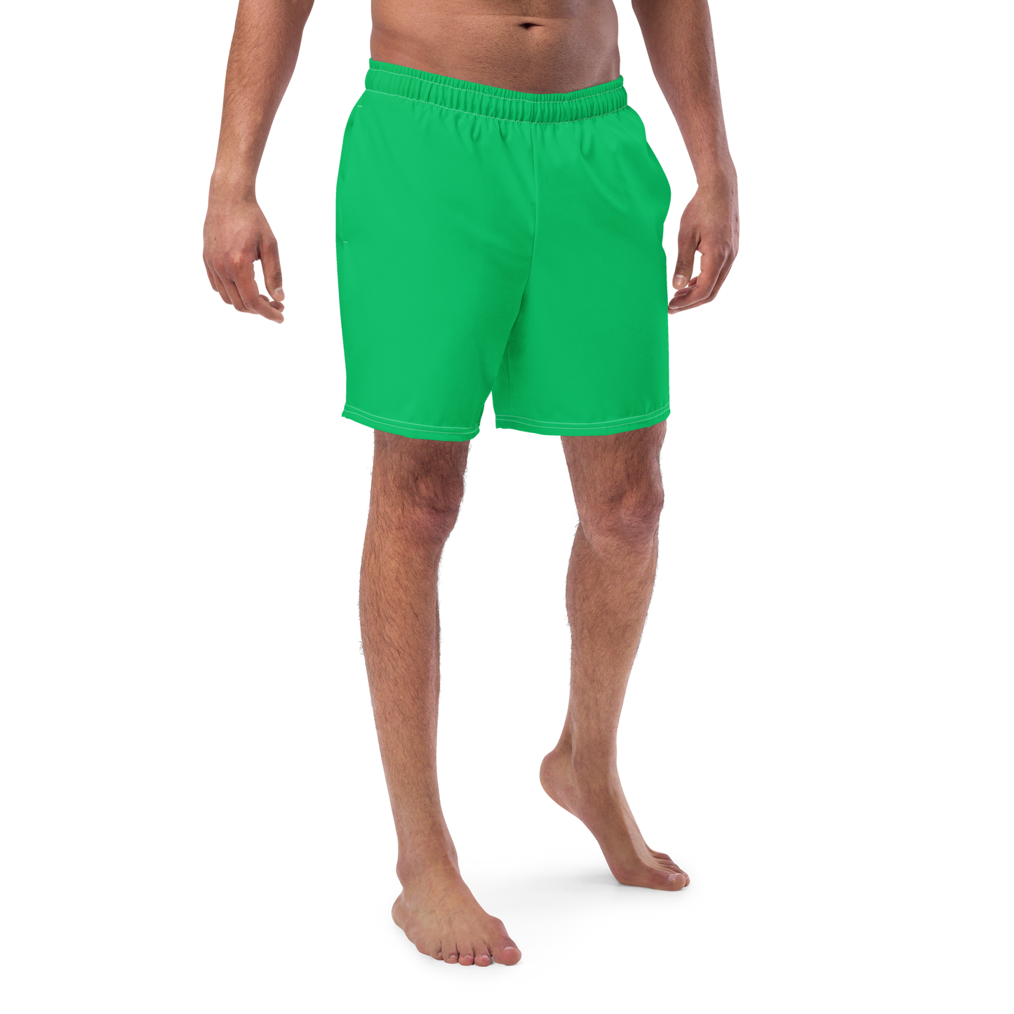 Coral Green Swim Trunks