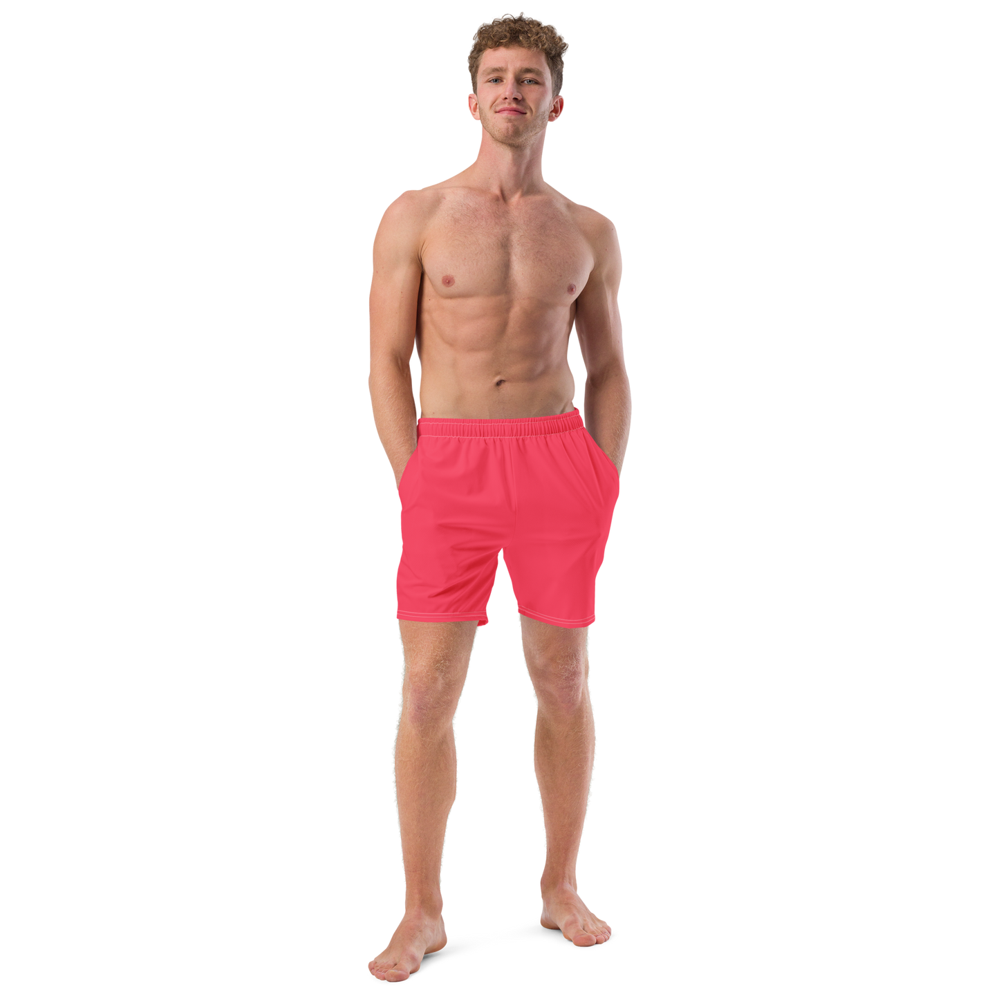 Cherry Popsicle Swim Trunks