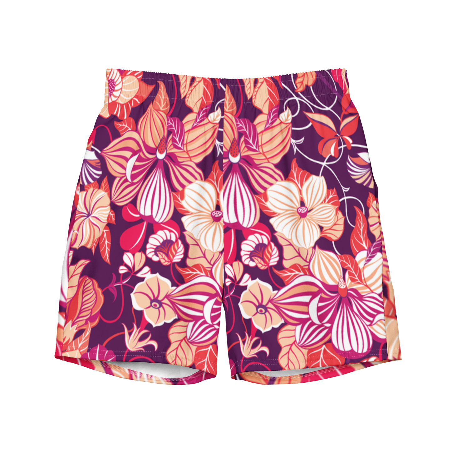 Wildflowers Print Swim Trunks