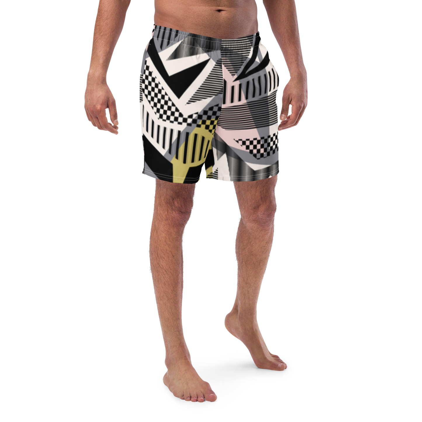 Uptown Funk Print Swim Trunks