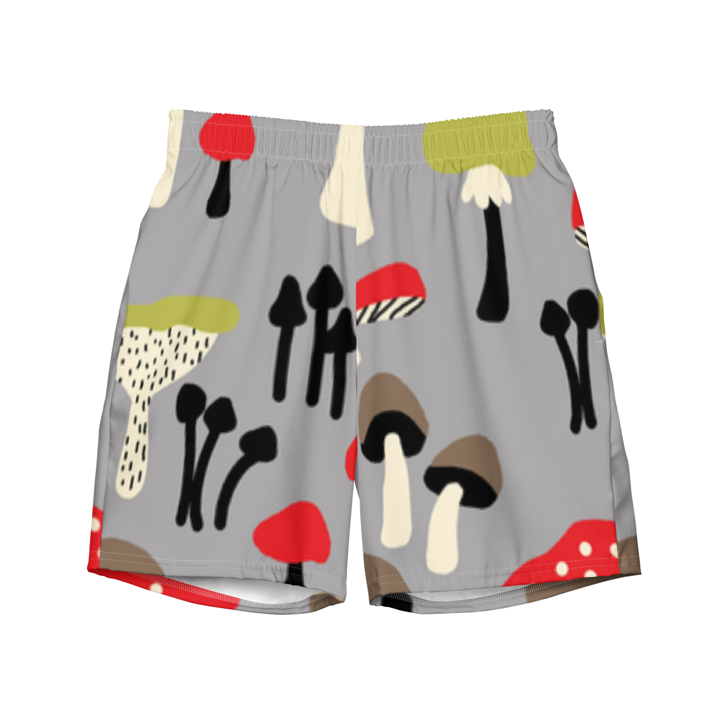 Mushrooms Pattern Swim Trunks