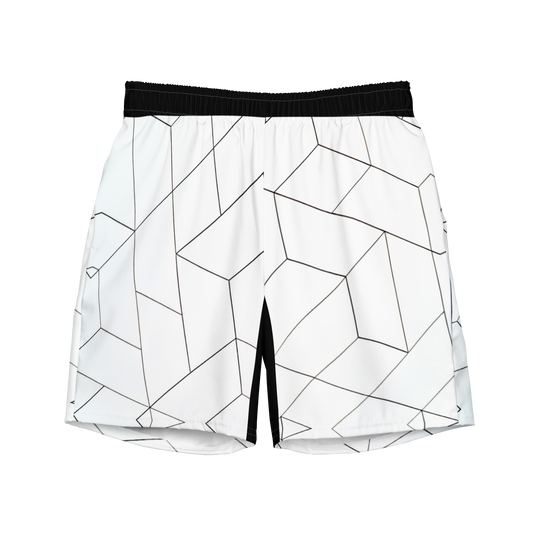 Geomatrix Print Swim Trunks