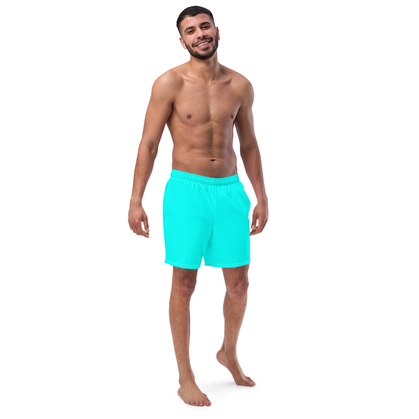 Turquoise Swim Trunks