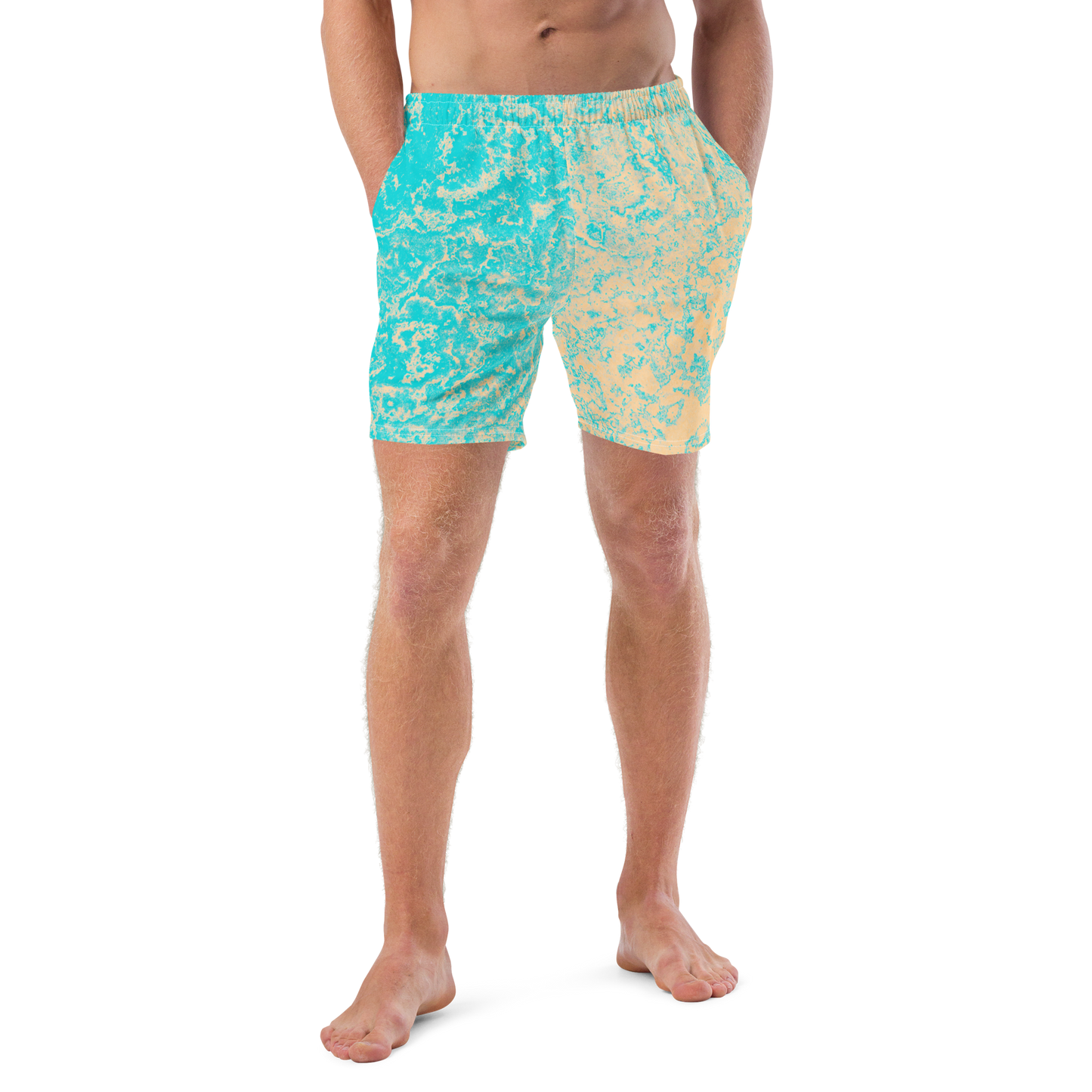 Seasalt & Vinegar Splash Pattern Swim Trunks