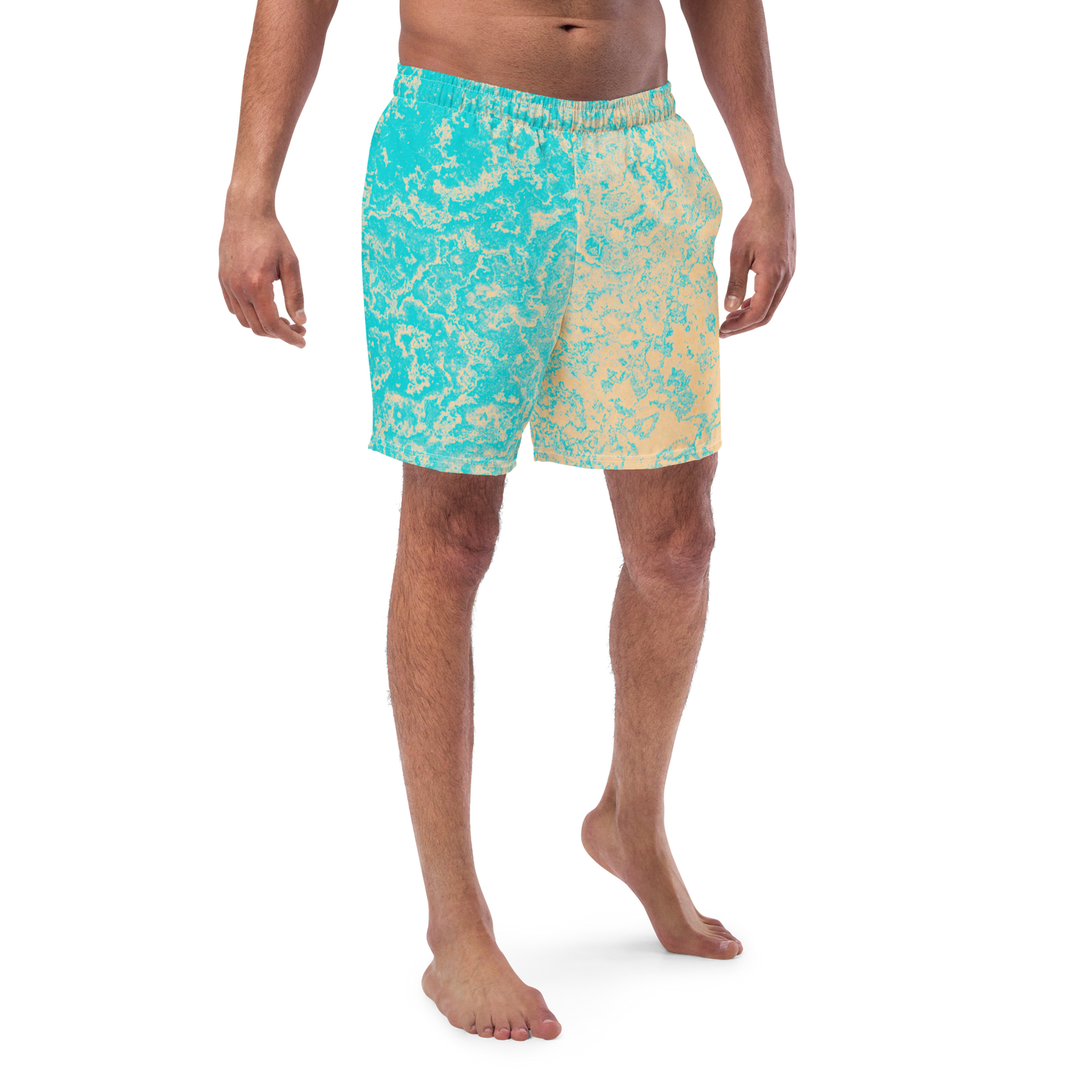 Seasalt & Vinegar Splash Pattern Swim Trunks