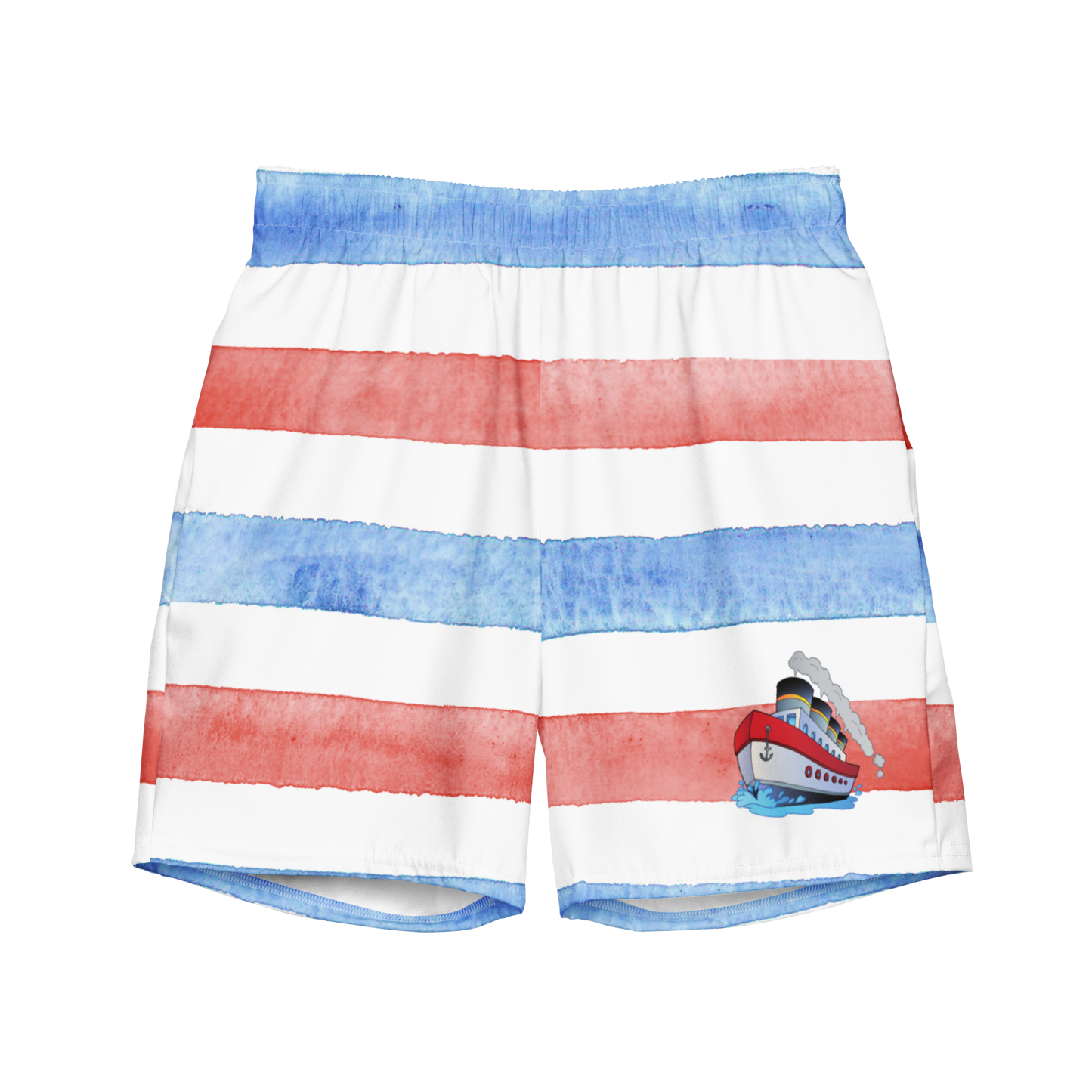 Tug Boat Swim Trunks