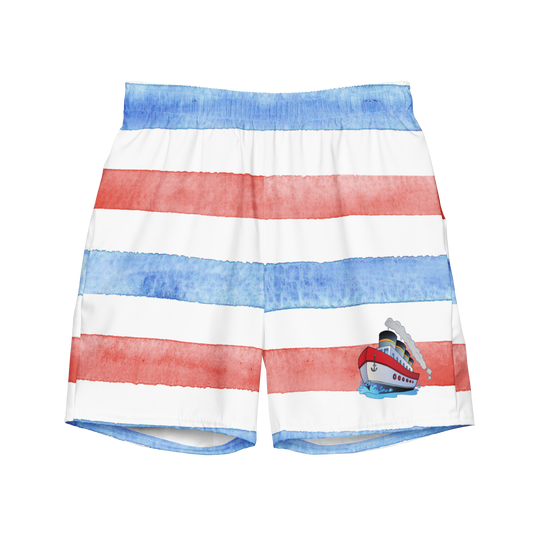 Tug Boat Swim Trunks