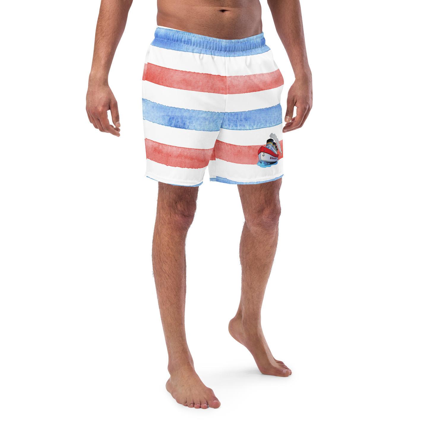 Tug Boat Swim Trunks