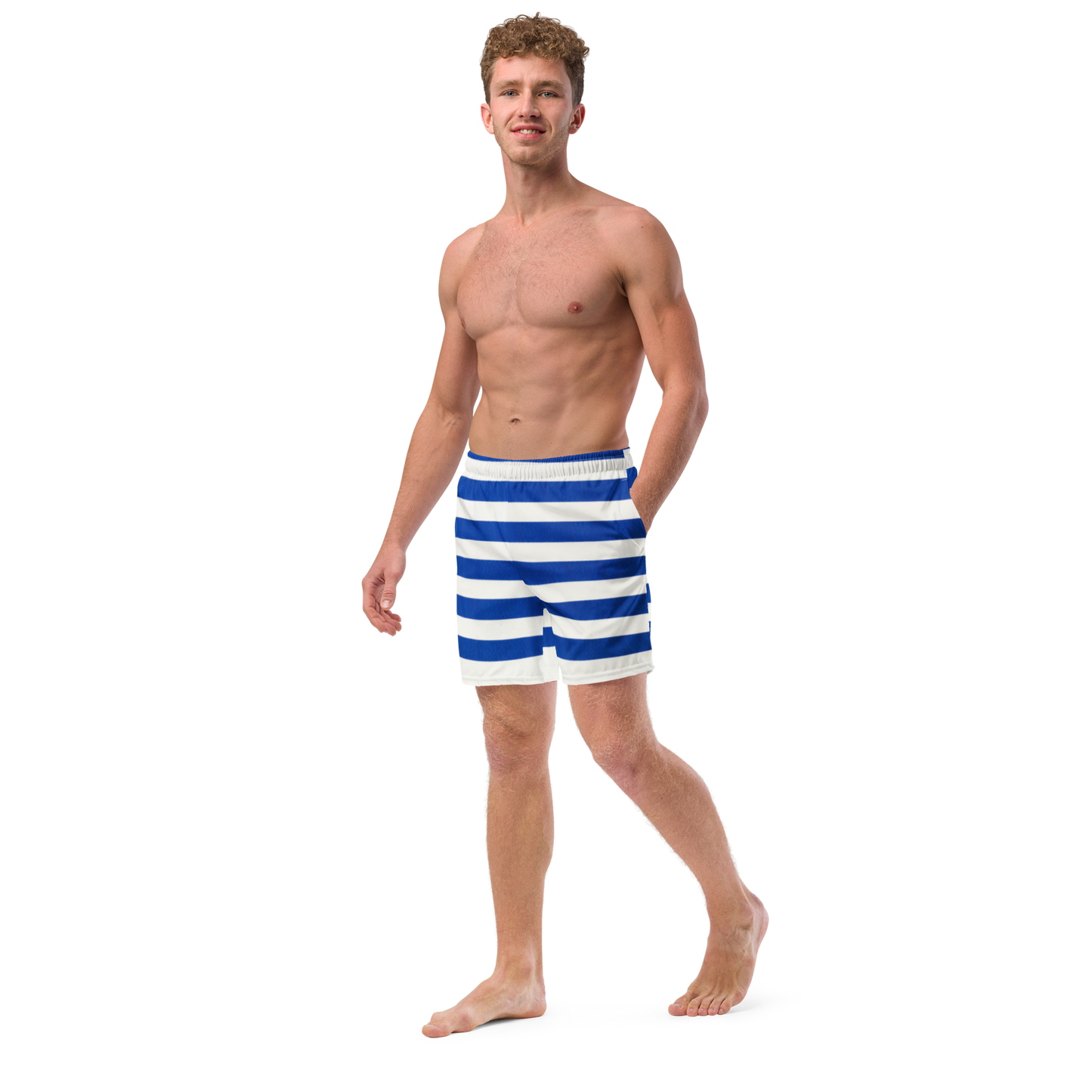 Maillot de bain à rayures nautiques