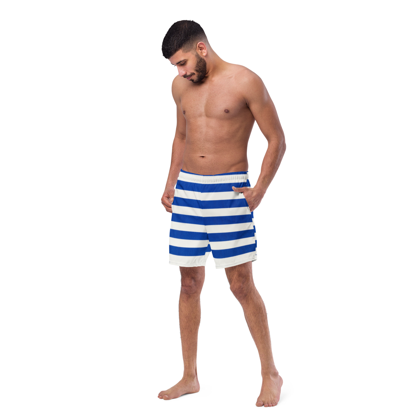 Nautical Stripes Swim Trunks