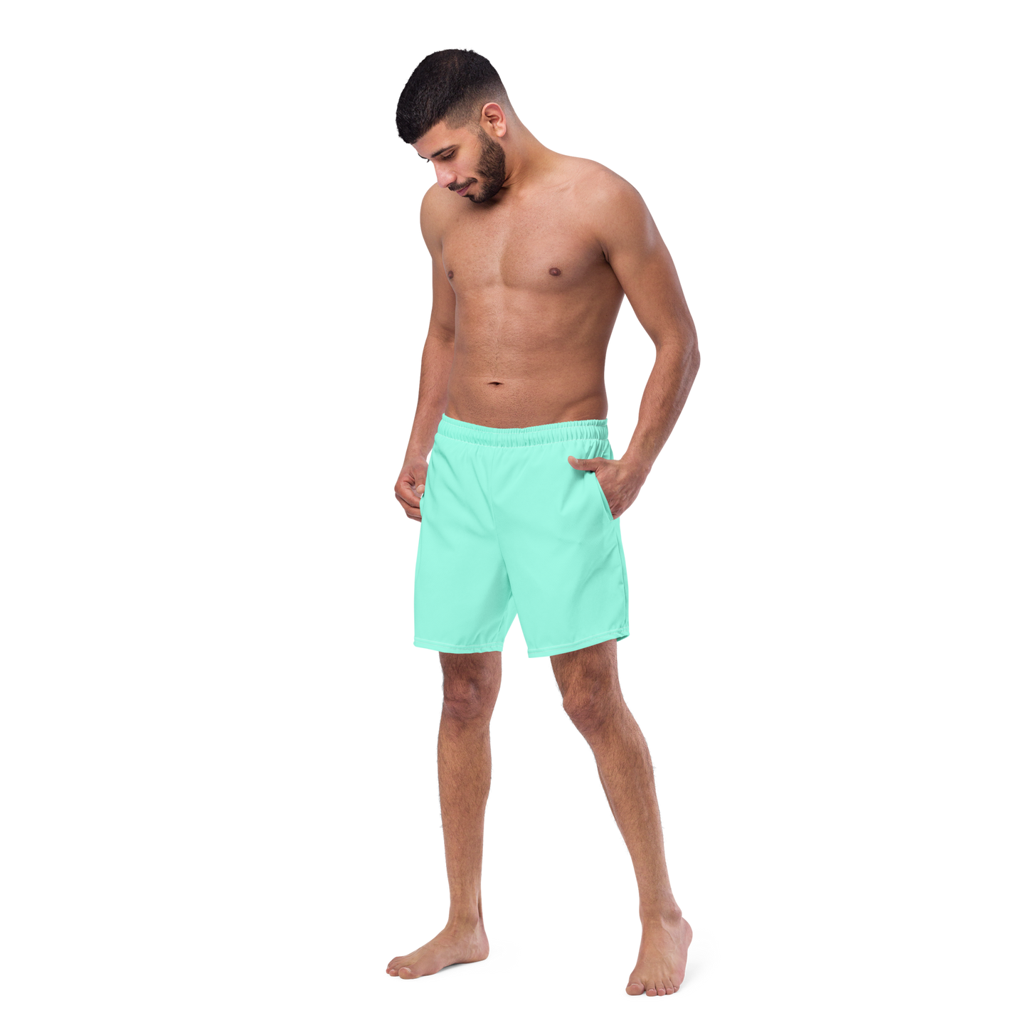 Minty Swim Trunks