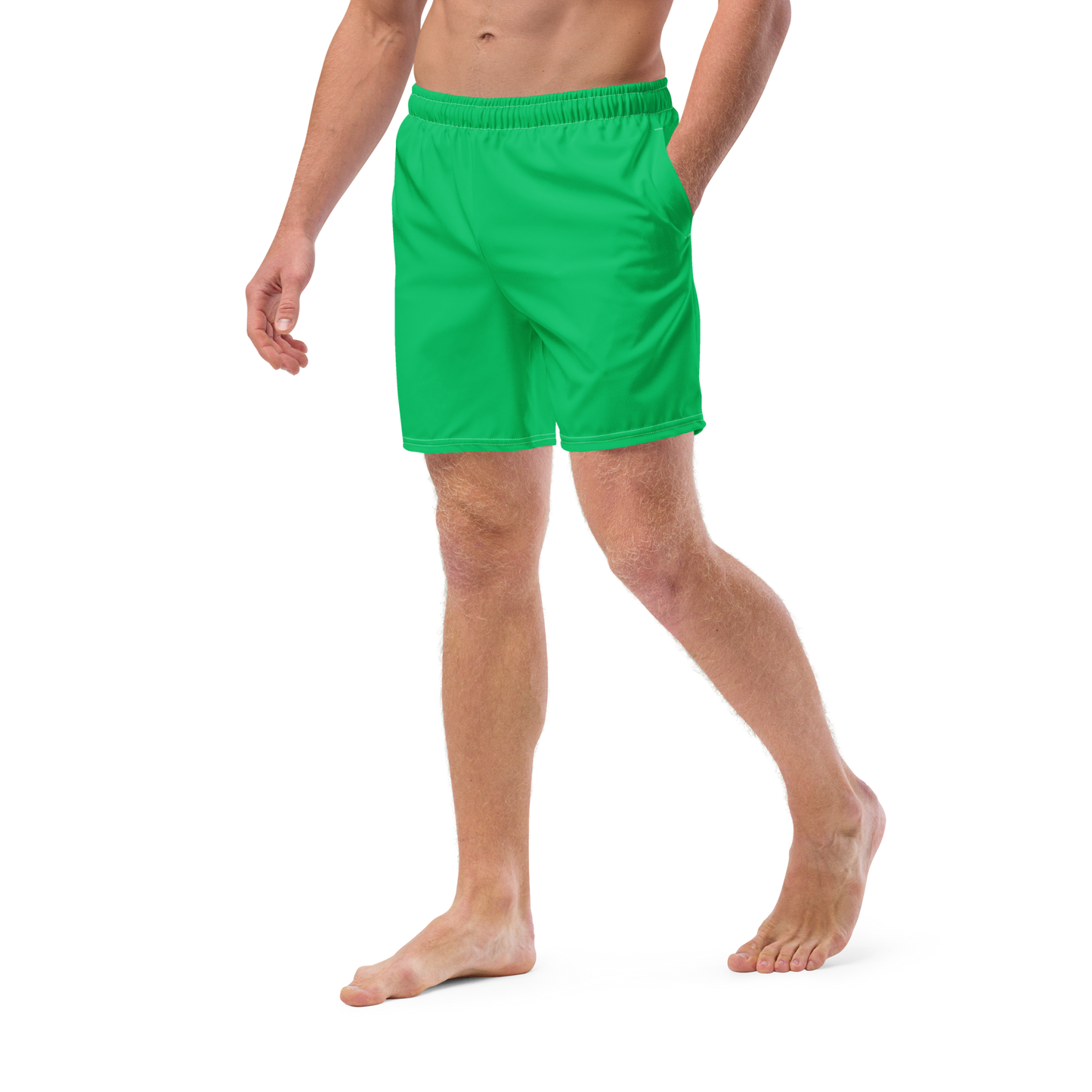 Coral Green Swim Trunks