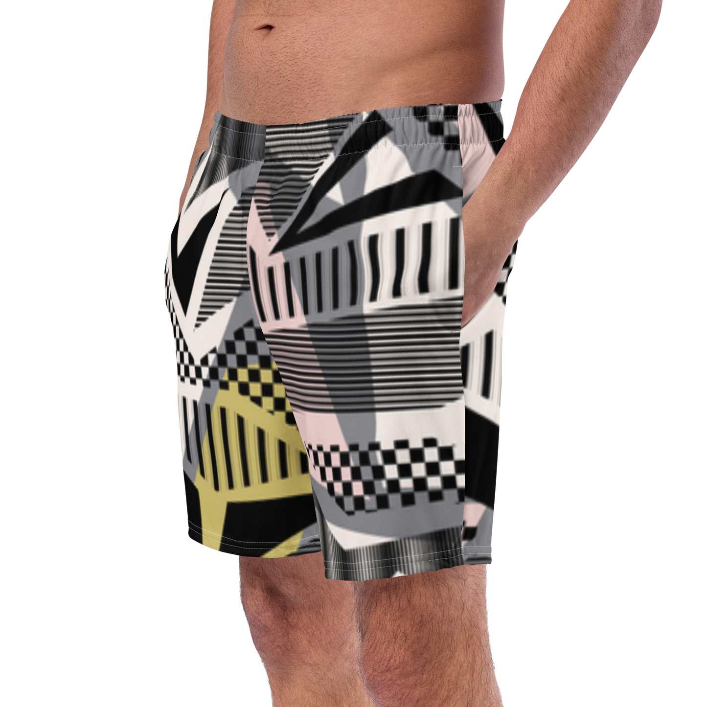 Uptown Funk Print Swim Trunks