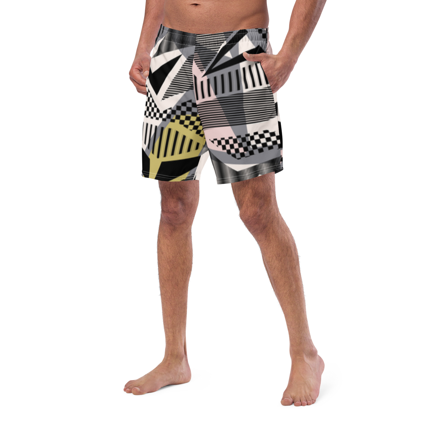 Uptown Funk Print Swim Trunks