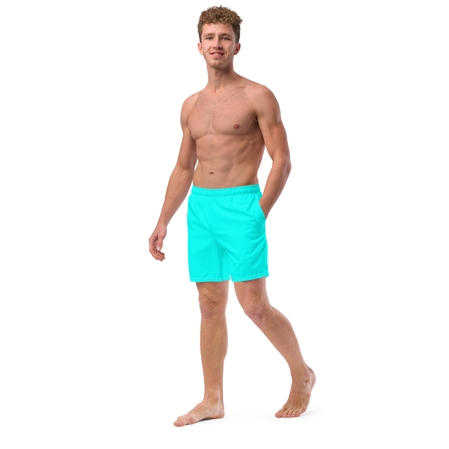 Turquoise Swim Trunks